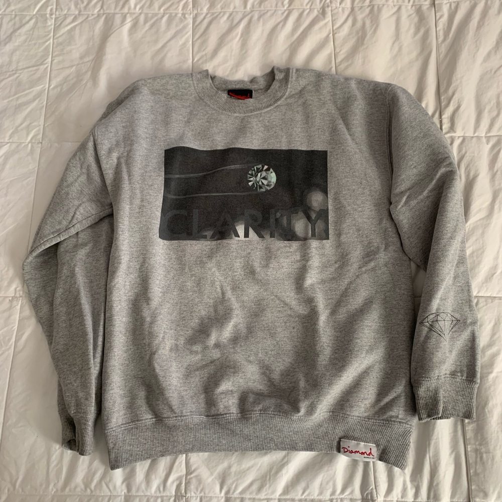 Diamond Supply Y2K unisex Crew Sweatshirt